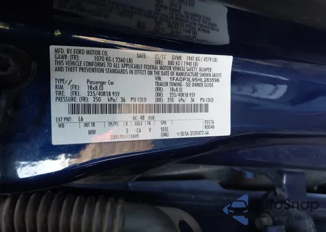 2017 Ford Focus St from USA, damaged, VIN 1FADP3L95HL283598